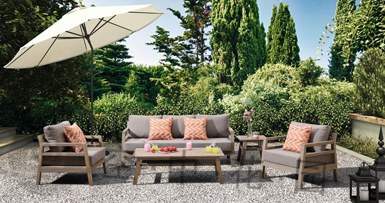 帝加郁金香现代特斯林户外沙发组合 花园庭院家具休闲铝合金沙发